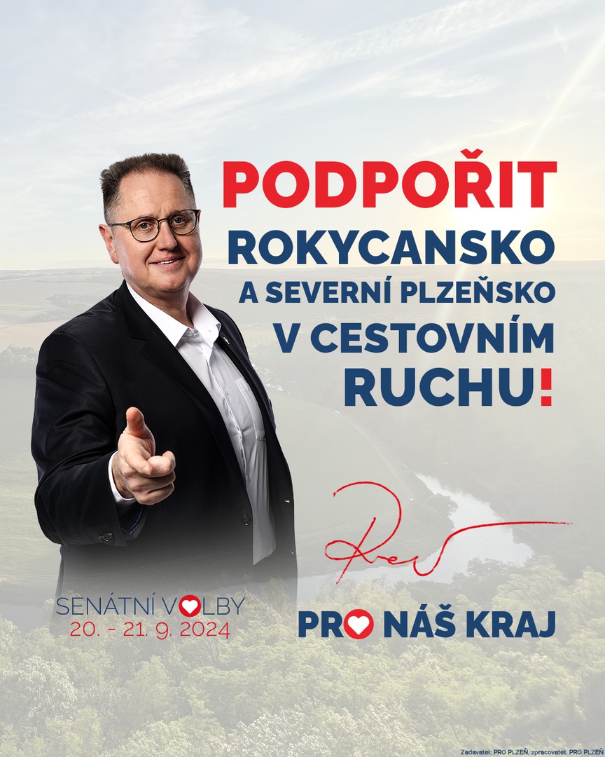 Ing. Tomáš Rada - podpořit Rokycansko a severní Plzeňsko v cestovním ruchu!