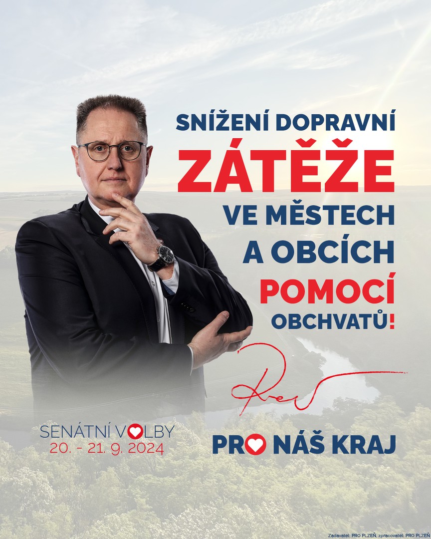 Ing. Tomáš Rada - snížení dopravní zátěže ve městech a obcích pomocí obchvatů!